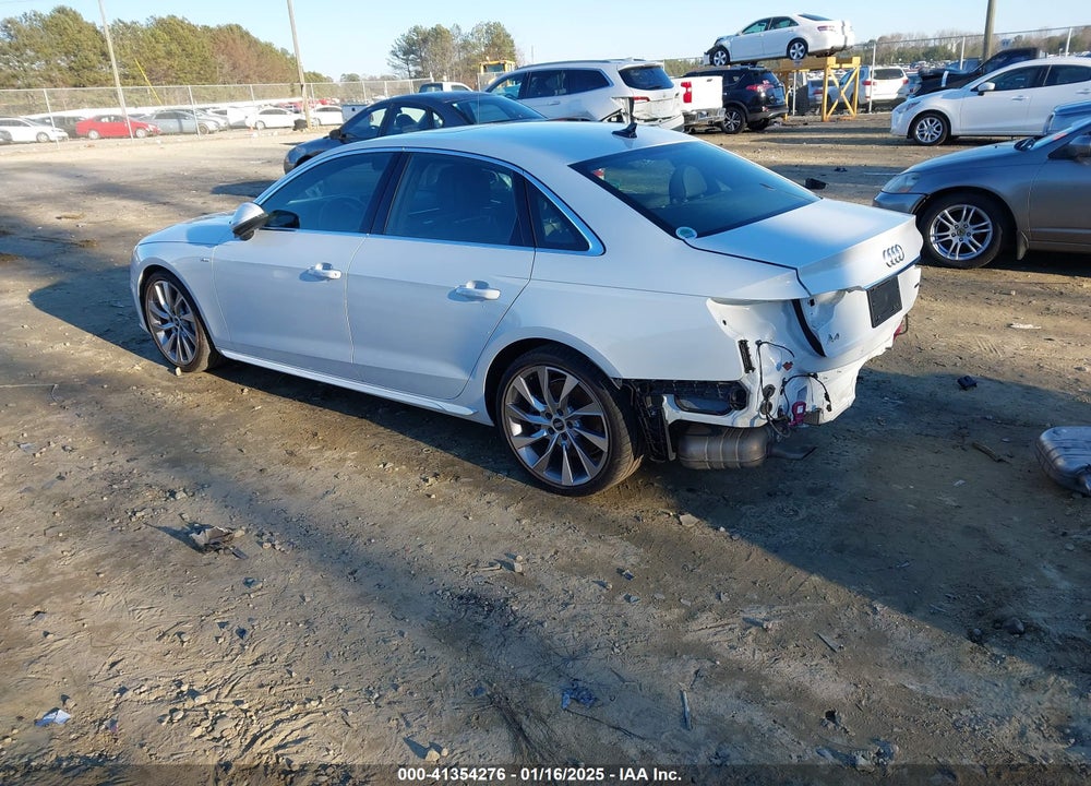 2021 AUDI A4 VIN: WAUEAAF4XMA038044