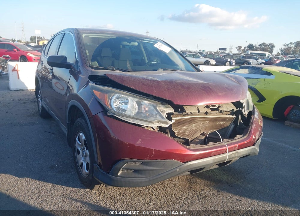 2013 HONDA CR-V LX VIN: 5J6RM3H3XDL014627