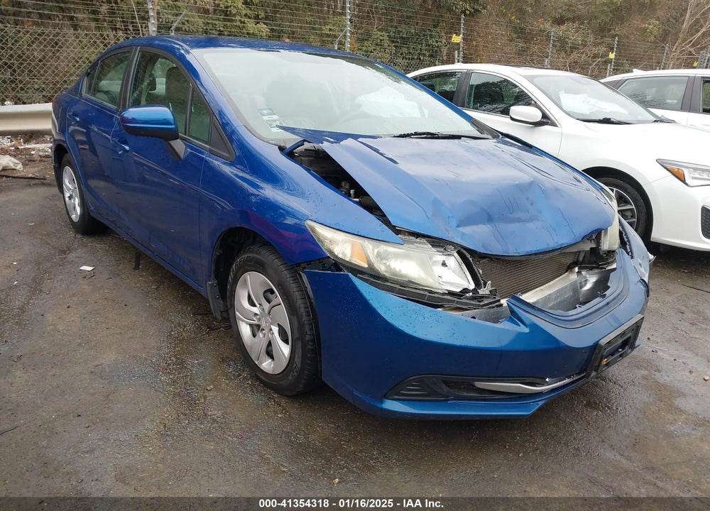 2014 HONDA CIVIC LX VIN: 19XFB2F5XEE083485