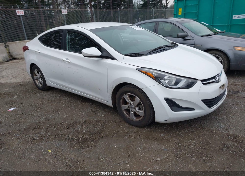 2015 HYUNDAI ELANTRA SE VIN: 5NPDH4AEXFH553438