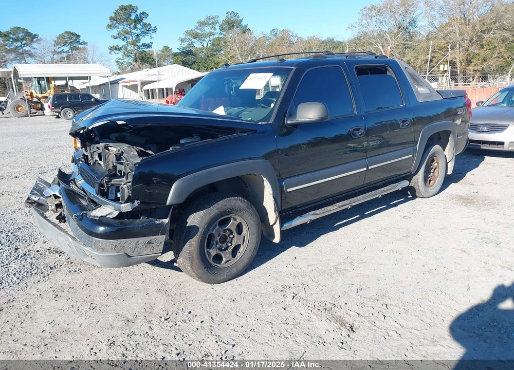 2004 CHEVROLET AVALANCHE 1500 VIN: 3GNEK12T54G102593