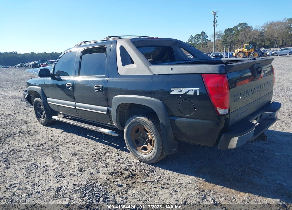 2004 CHEVROLET AVALANCHE 1500 VIN: 3GNEK12T54G102593