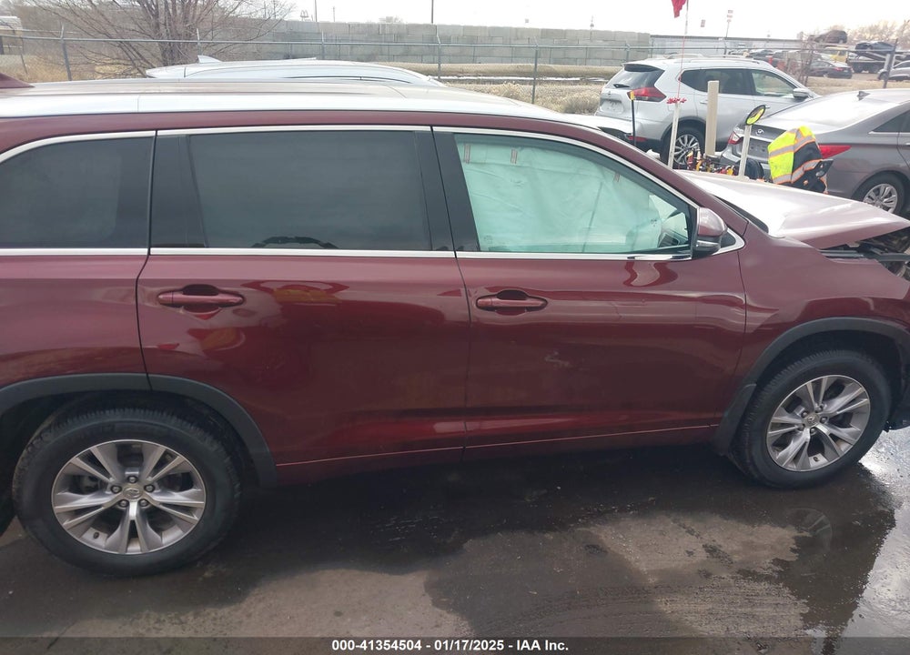 2014 TOYOTA HIGHLANDER VIN: 5TDJKRFH7ES044579