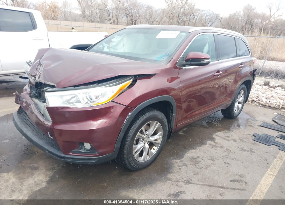 2014 TOYOTA HIGHLANDER VIN: 5TDJKRFH7ES044579
