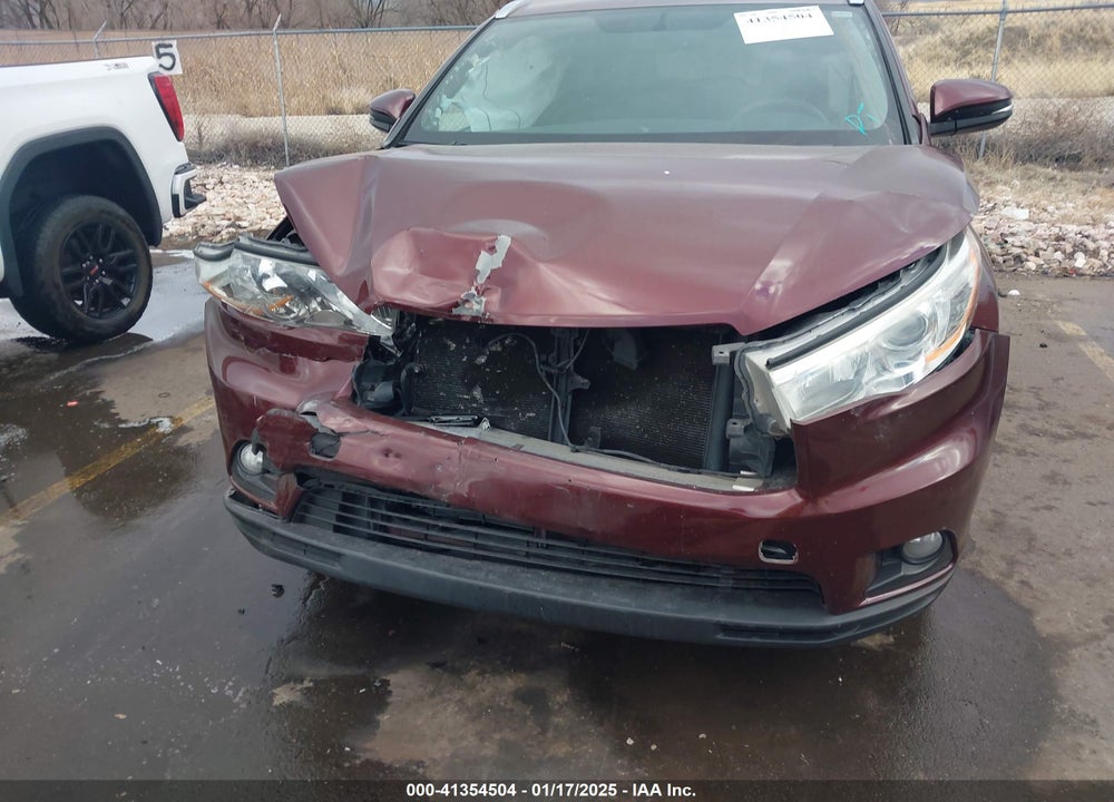 2014 TOYOTA HIGHLANDER VIN: 5TDJKRFH7ES044579