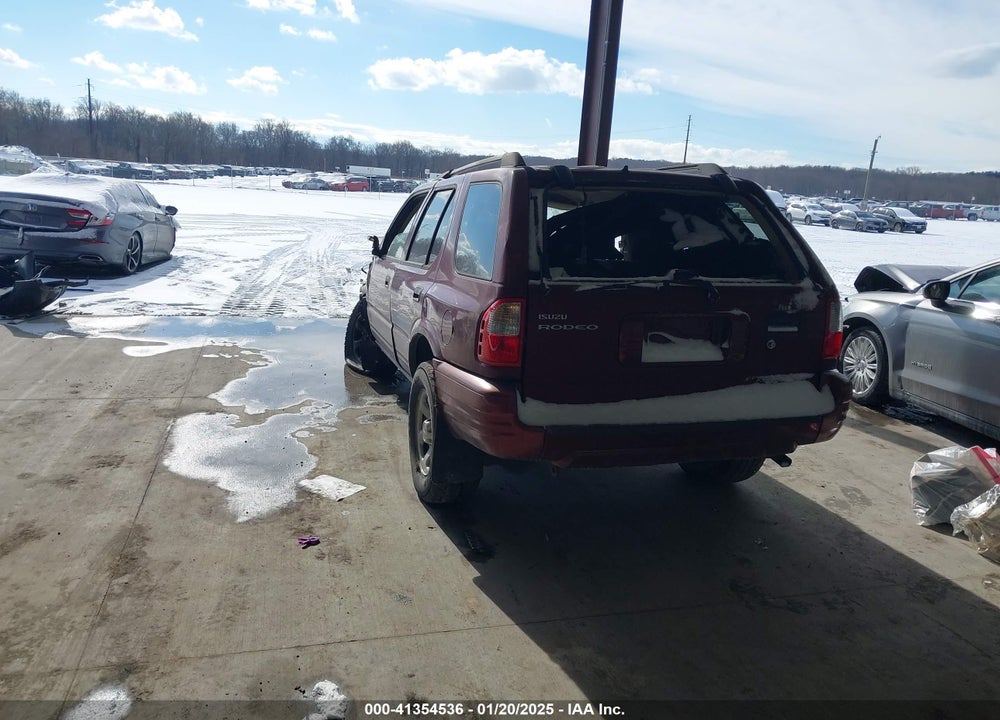 2003 ISUZU RODEO S 3.2L V6 VIN: 4S2CK58W534304195