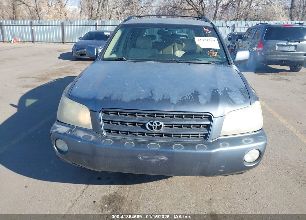 2002 TOYOTA HIGHLANDER LIMITED V6 VIN: JTEGF21A420057560