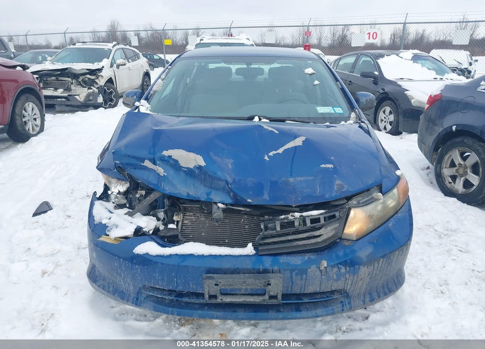 2012 HONDA CIVIC SDN LX VIN: 2HGFB2F55CH502247