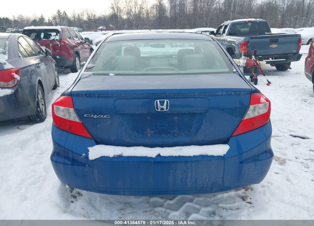 2012 HONDA CIVIC SDN LX VIN: 2HGFB2F55CH502247