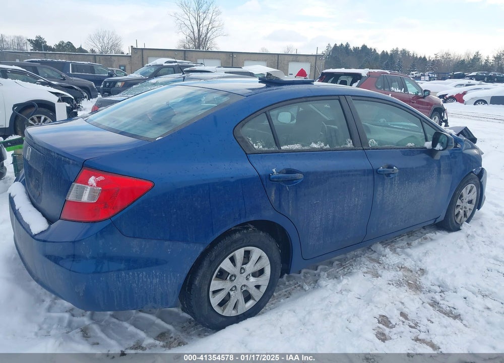 2012 HONDA CIVIC SDN LX VIN: 2HGFB2F55CH502247