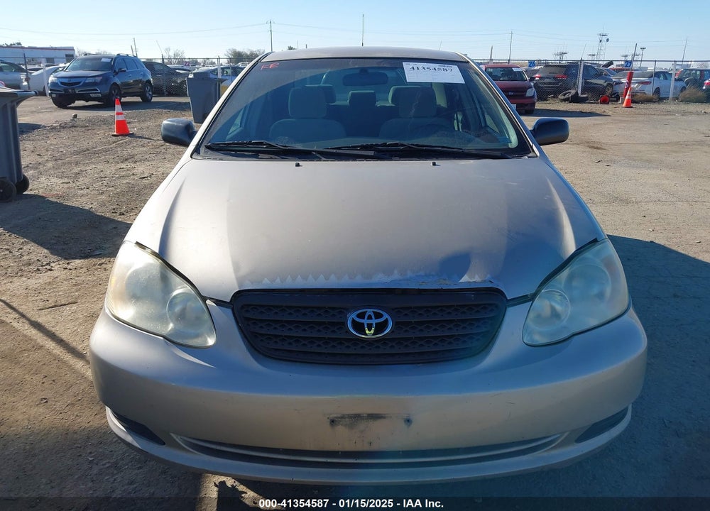 2005 TOYOTA COROLLA CE VIN: 2T1BR32E35C376827