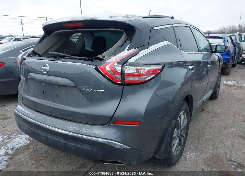 2018 NISSAN MURANO SV VIN: 5N1AZ2MH9JN164336