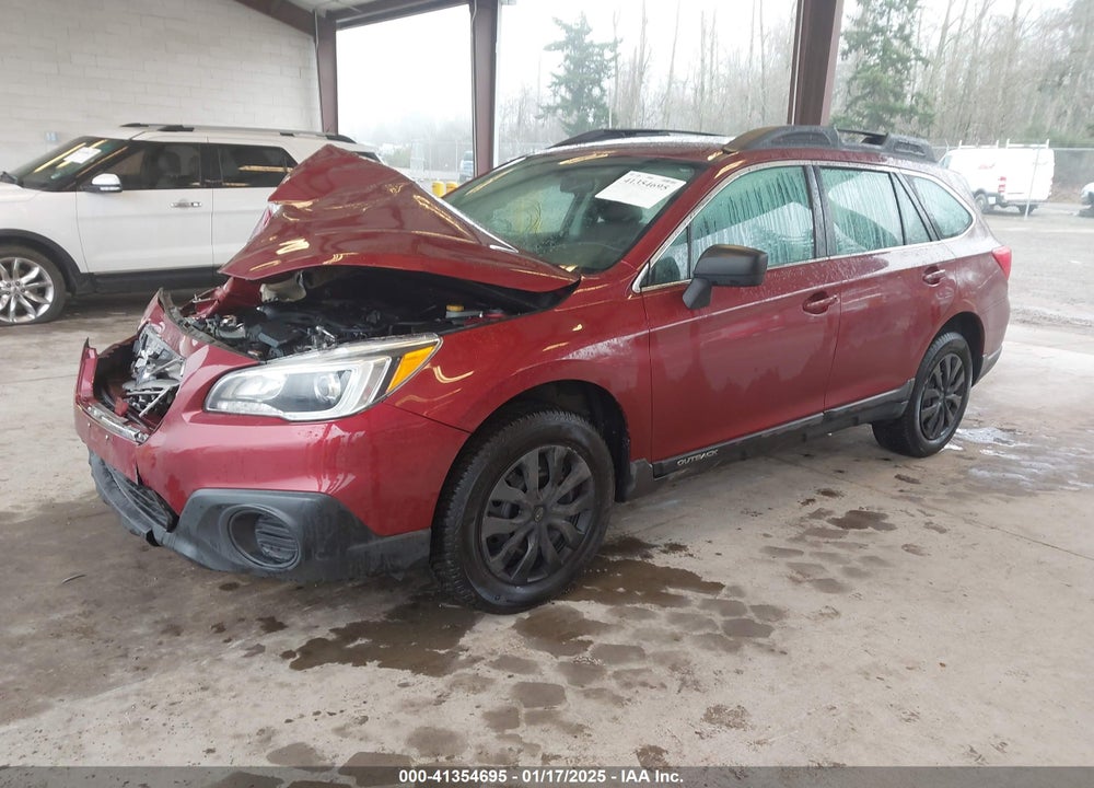 2016 SUBARU OUTBACK 2.5I VIN: 4S4BSAAC9G3299512