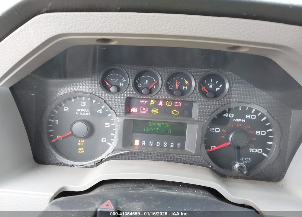 2009 FORD F-250 VIN: 1FTSW21549EB12300