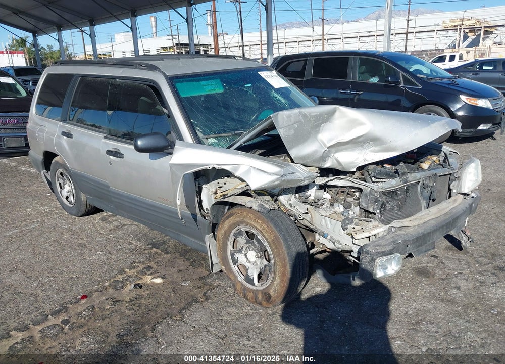 2001 SUBARU FORESTER L VIN: JF1SF63591G761822