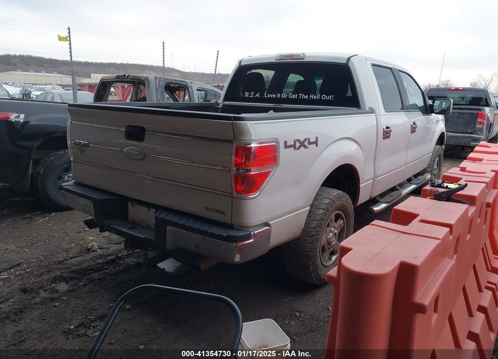 2012 FORD F-150 VIN: 1FTFW1EF9CKD44351