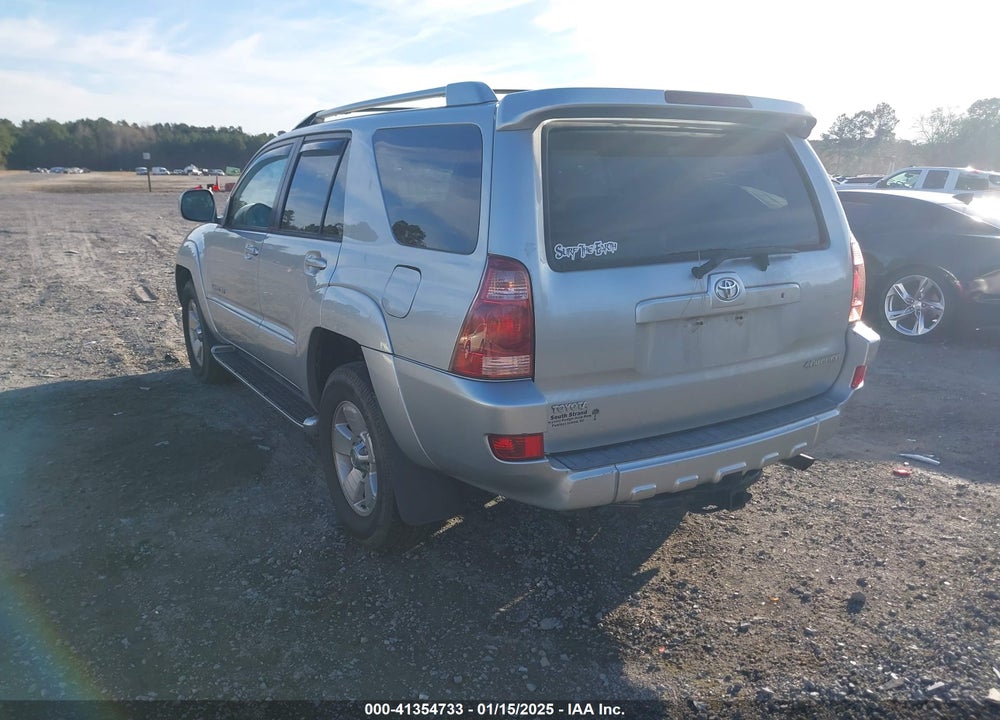 2004 TOYOTA 4RUNNER LIMITED V8 VIN: JTEBT17R840035154