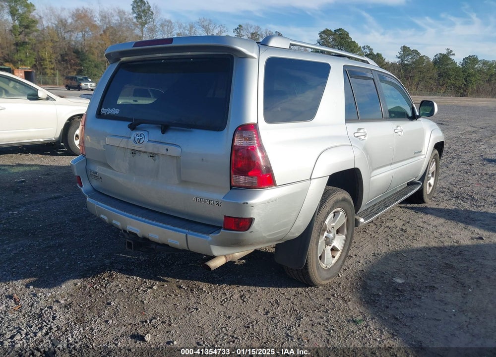 2004 TOYOTA 4RUNNER LIMITED V8 VIN: JTEBT17R840035154