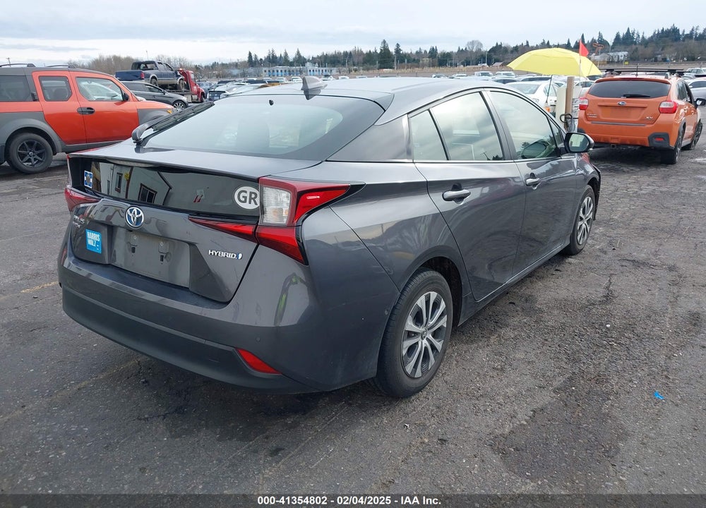 2022 TOYOTA PRIUS VIN: JTDL9MFU4N3037465
