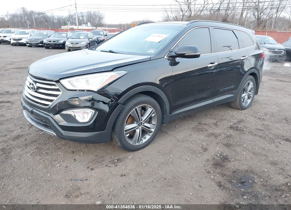 2014 HYUNDAI SANTA FE GLS VIN: KM8SRDHF1EU086431