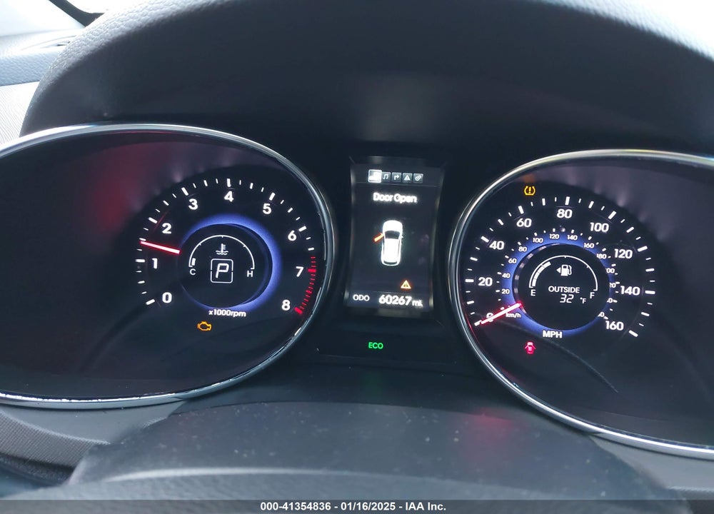 2014 HYUNDAI SANTA FE GLS VIN: KM8SRDHF1EU086431