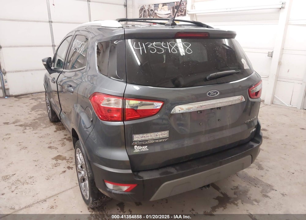 2019 FORD ECOSPORT TITANIUM VIN: MAJ6S3KL8KC309915