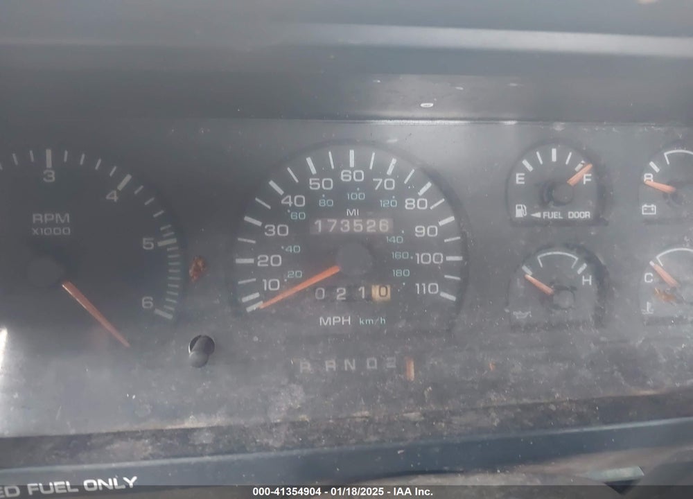 1996 DODGE DAKOTA VIN: 1B7GL23X4TS553785