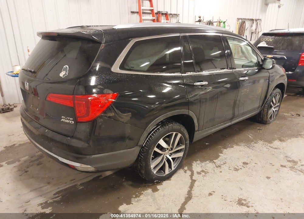 2017 HONDA PILOT ELITE VIN: 5FNYF6H09HB105352