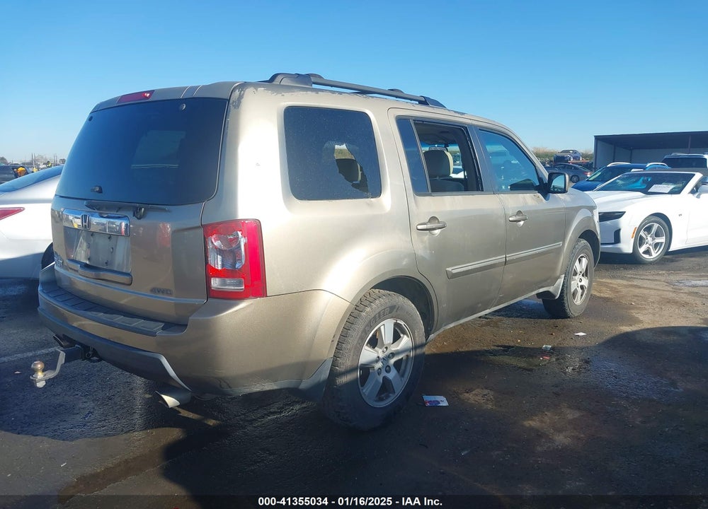 2009 HONDA PILOT EX VIN: 5FNYF48469B000731