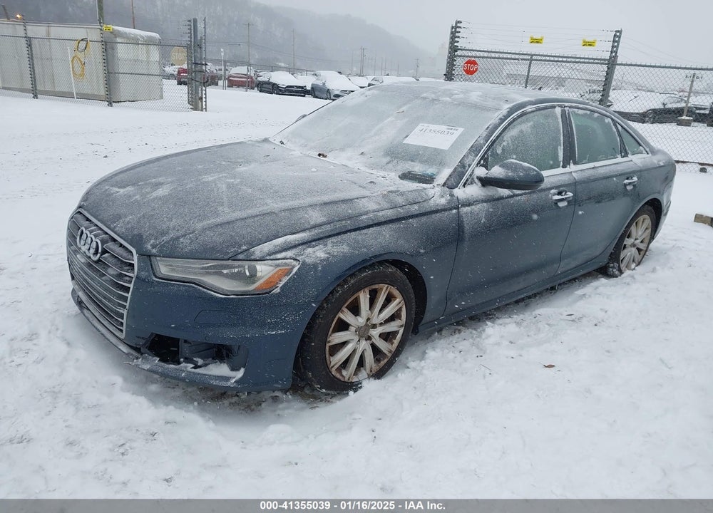 2016 AUDI A6 2.0T PREMIUM PLUS VIN: WAUGFAFC4GN007516