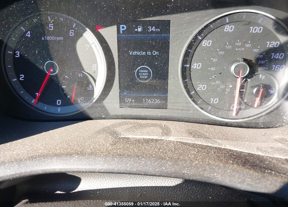 2019 HYUNDAI SONATA VIN: 5NPE34AFXKH736229