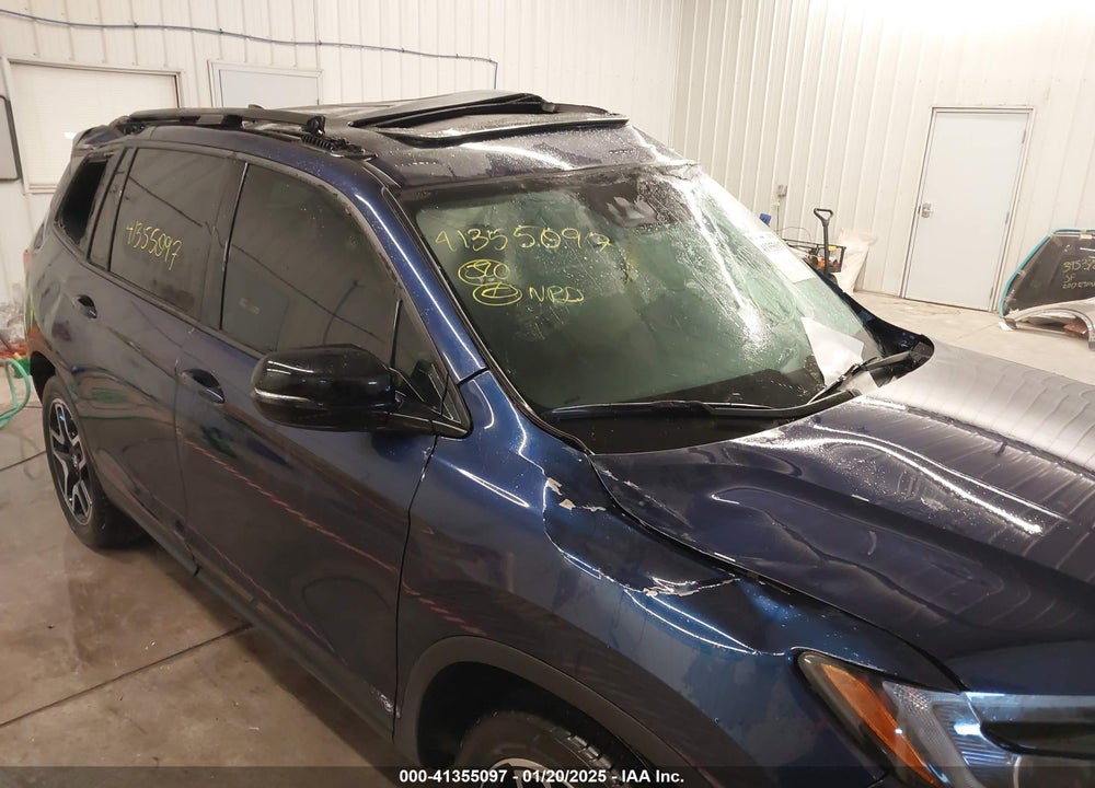 2022 HONDA PASSPORT AWD ELITE VIN: 5FNYF8H05NB013145