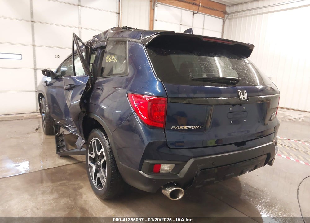 2022 HONDA PASSPORT AWD ELITE VIN: 5FNYF8H05NB013145