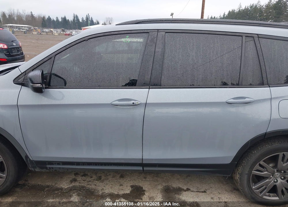 2022 HONDA PILOT AWD SPORT VIN: 5FNYF6H35NB018991