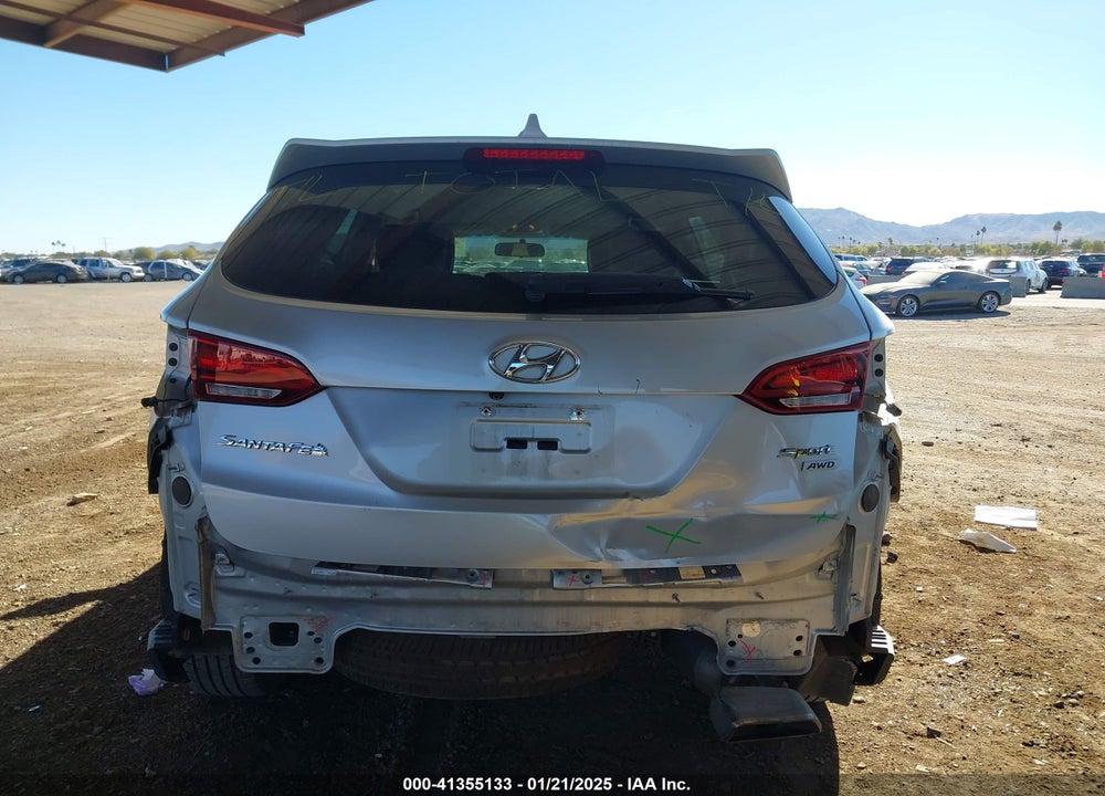 2017 HYUNDAI SANTA FE SPORT 2.4L VIN: 5XYZTDLB3HG480656