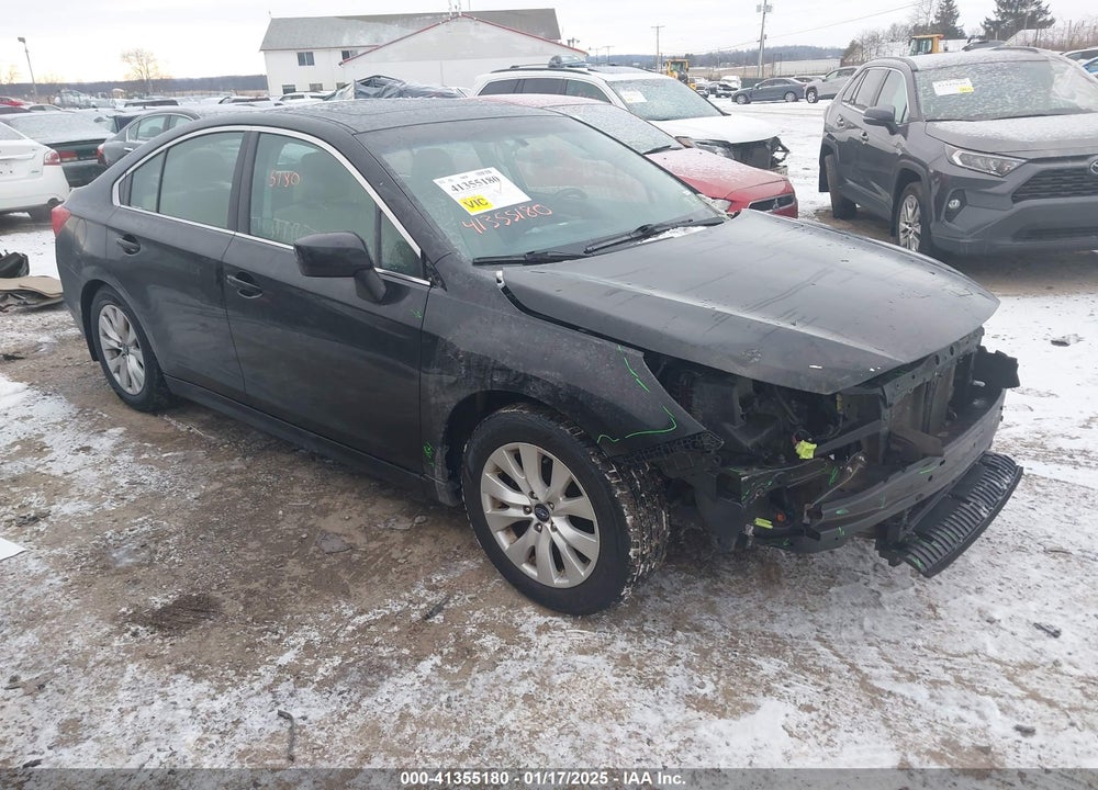 2016 SUBARU LEGACY 2.5I PREMIUM VIN: 4S3BNAE66G3008190