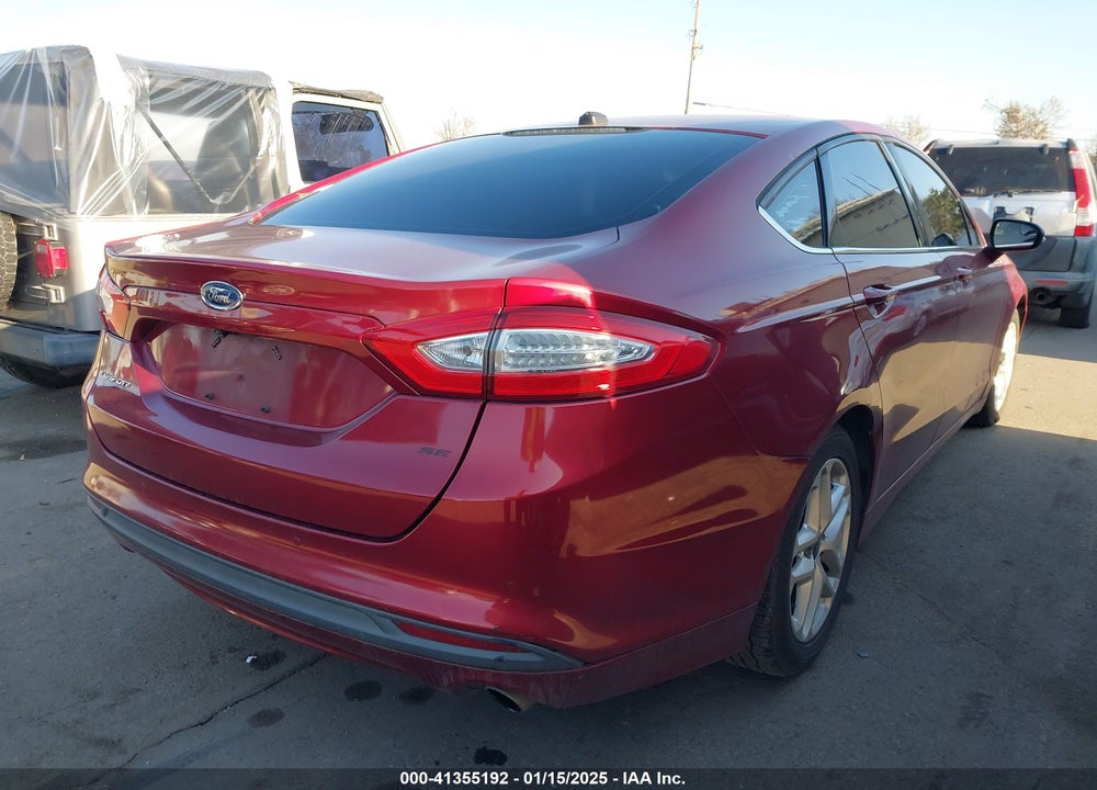 2013 FORD FUSION SE VIN: 3FA6P0H70DR325105