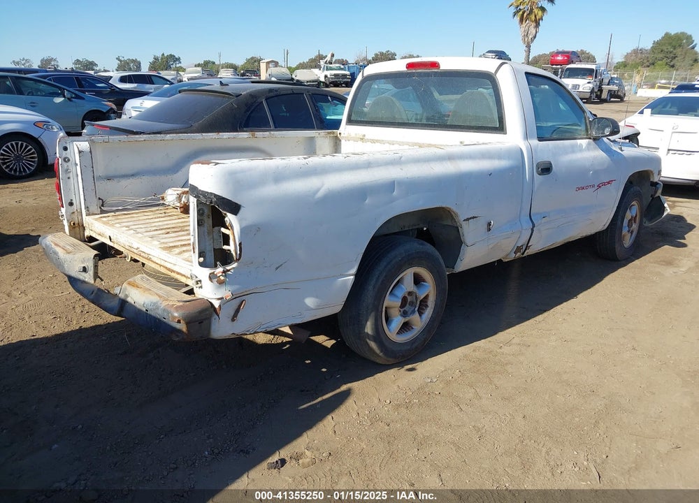 1999 DODGE DAKOTA SLT/SPORT VIN: 1B7FL26X1XS190195