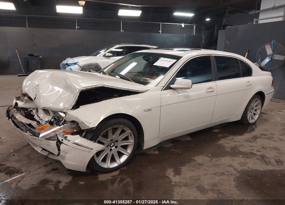 2003 BMW 745LI VIN: WBAGN63463DR08268