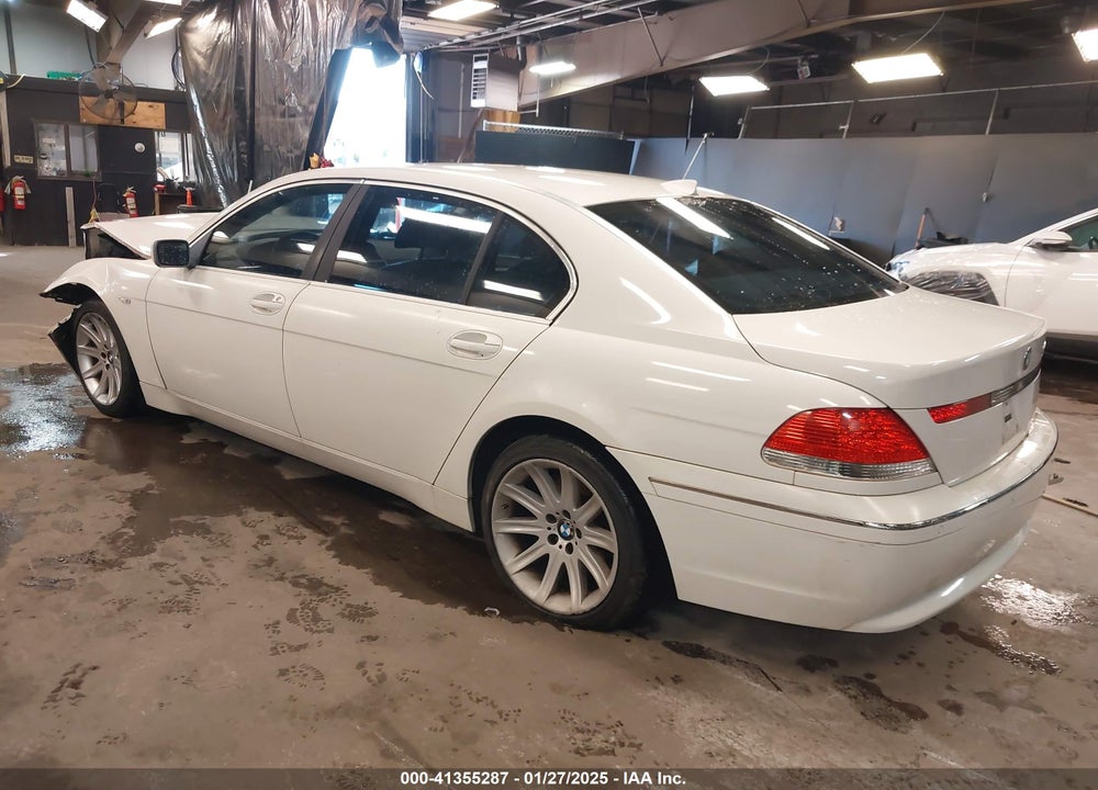 2003 BMW 745LI VIN: WBAGN63463DR08268
