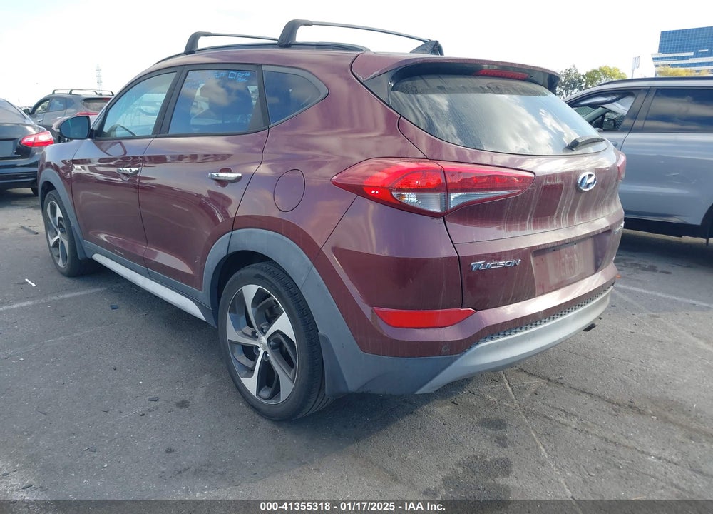 2017 HYUNDAI TUCSON LIMITED VIN: KM8J33A27HU498615