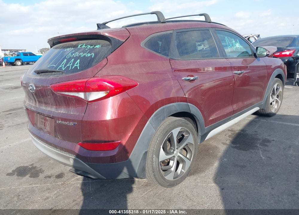 2017 HYUNDAI TUCSON LIMITED VIN: KM8J33A27HU498615