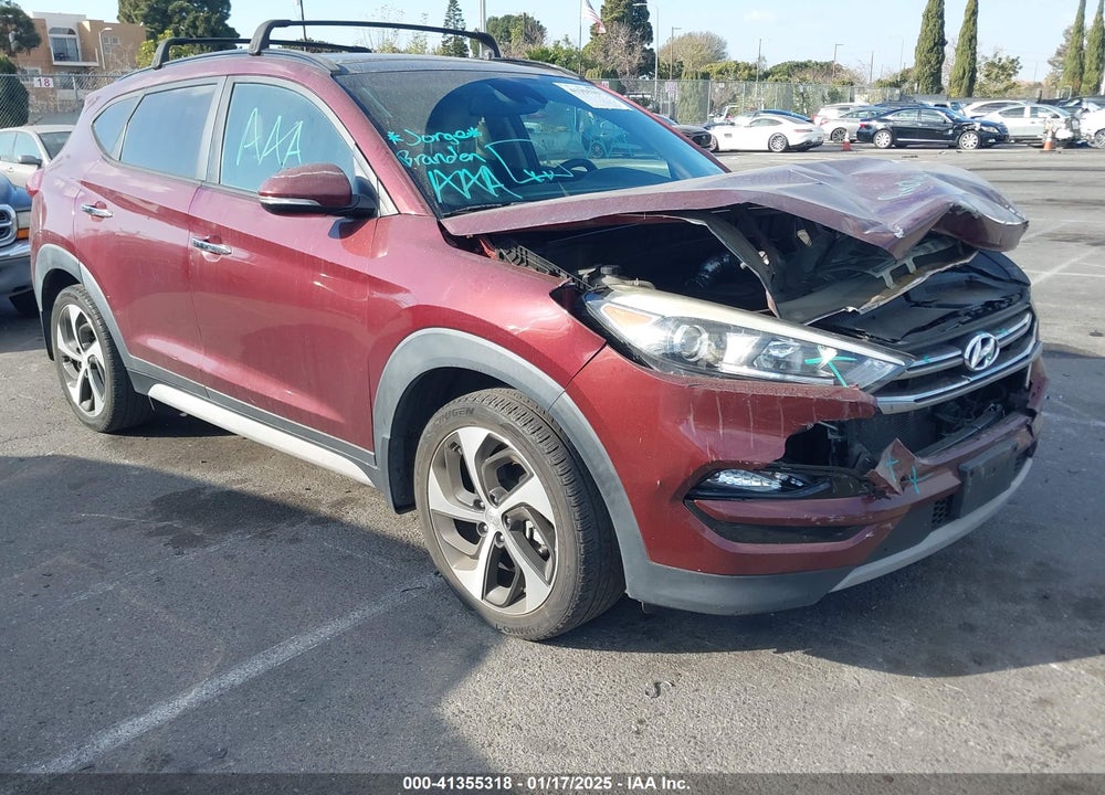 2017 HYUNDAI TUCSON LIMITED VIN: KM8J33A27HU498615