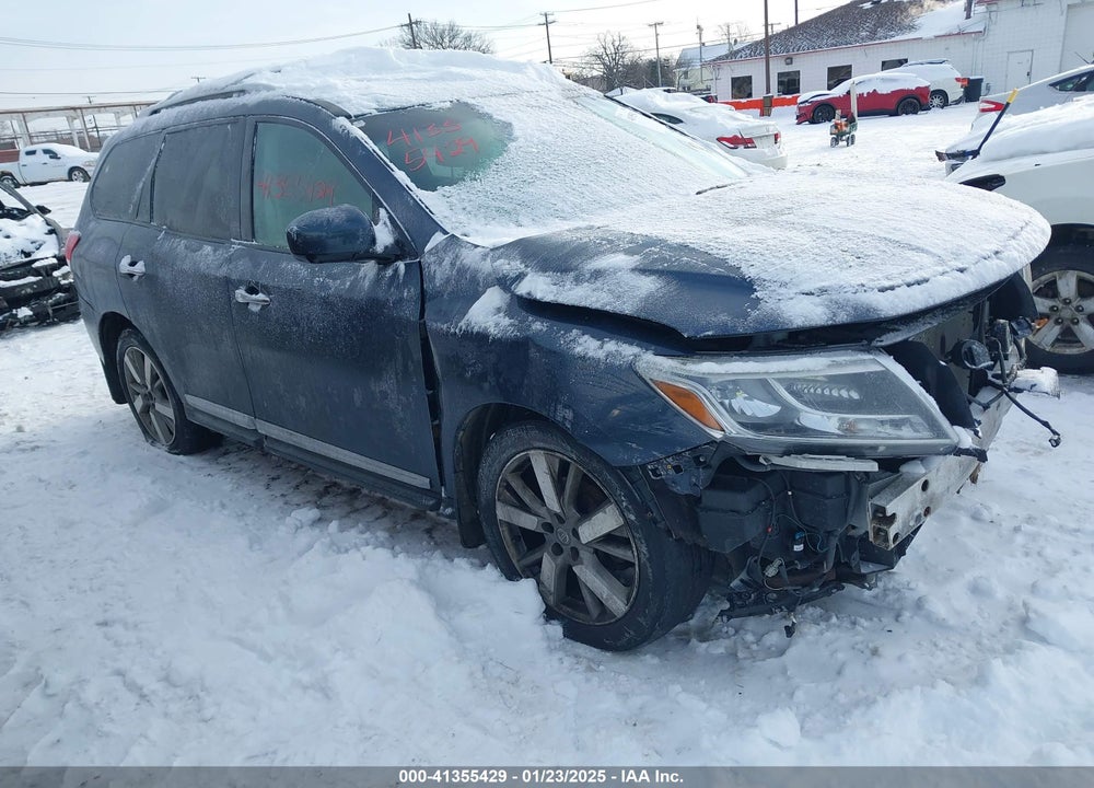 2016 NISSAN PATHFINDER PLATINUM VIN: 5N1AR2MMXGC615176