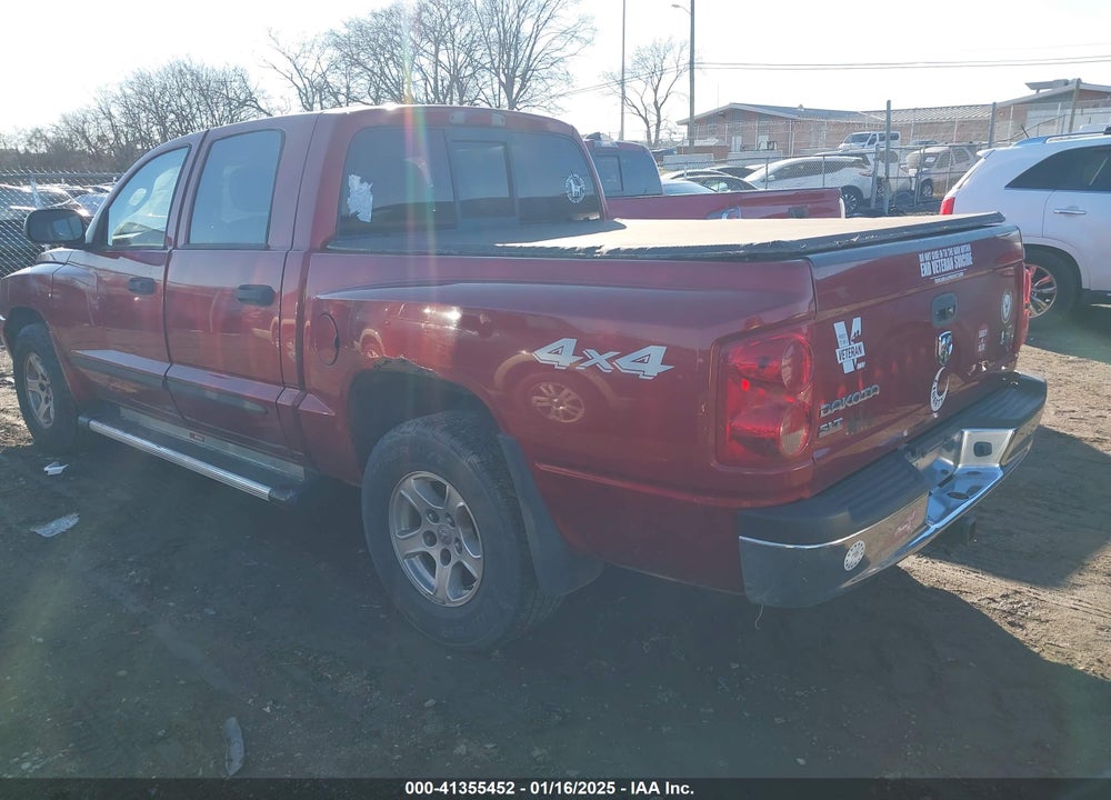 2006 DODGE DAKOTA SLT VIN: 1D7HW48N06S665279