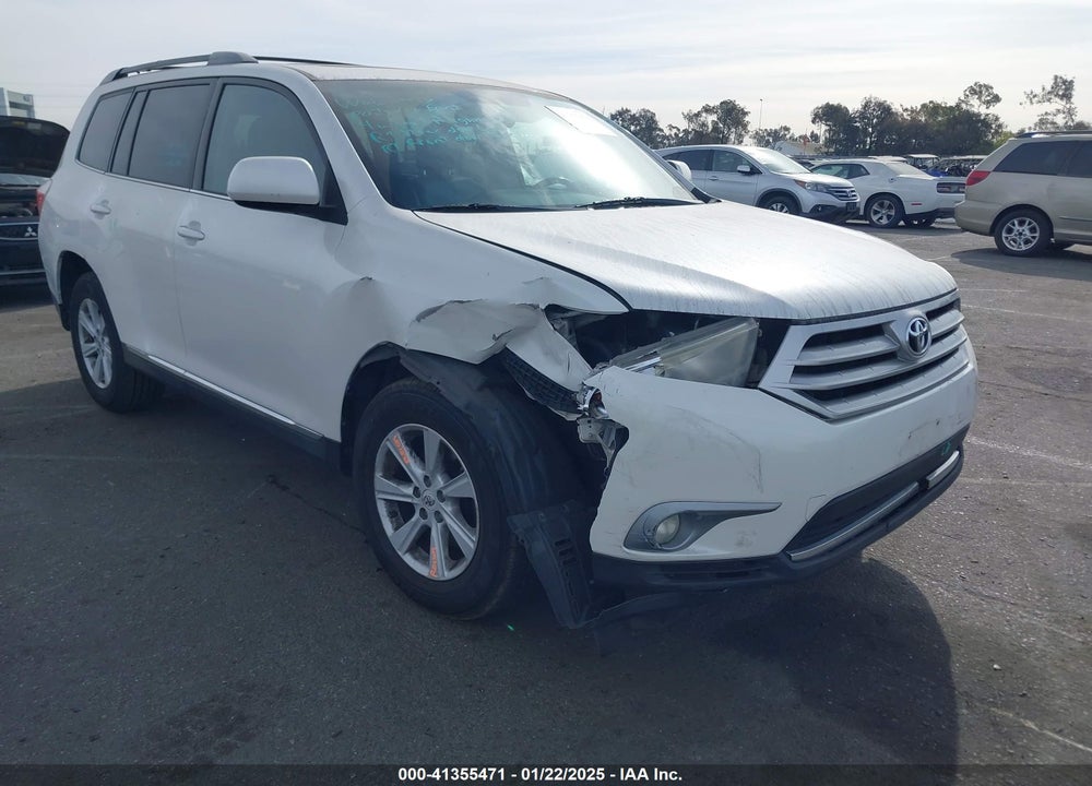 2012 TOYOTA HIGHLANDER SE V6 VIN: 5TDZK3EH4CS076520