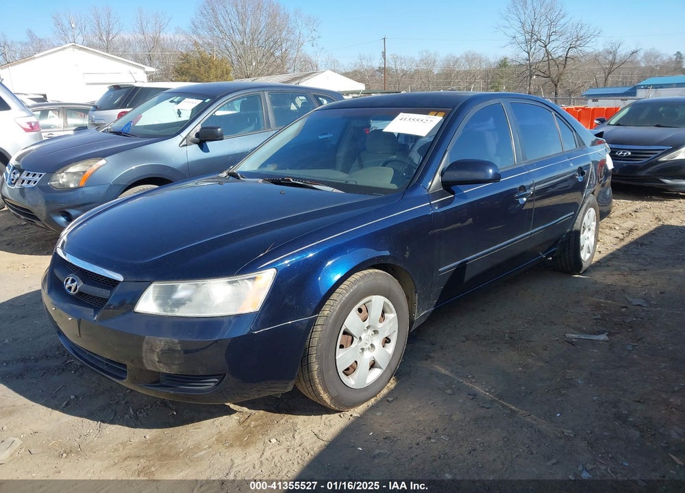 2008 HYUNDAI SONATA GLS VIN: 5NPET46C38H330980