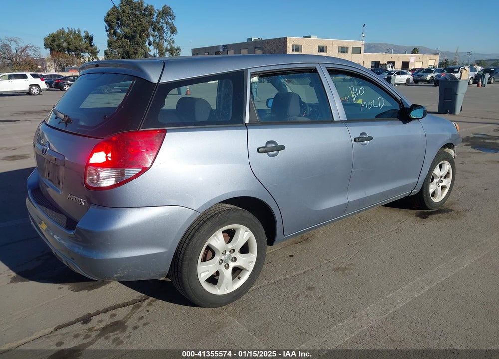 2004 TOYOTA MATRIX STANDARD VIN: 2T1KR32E64C301621