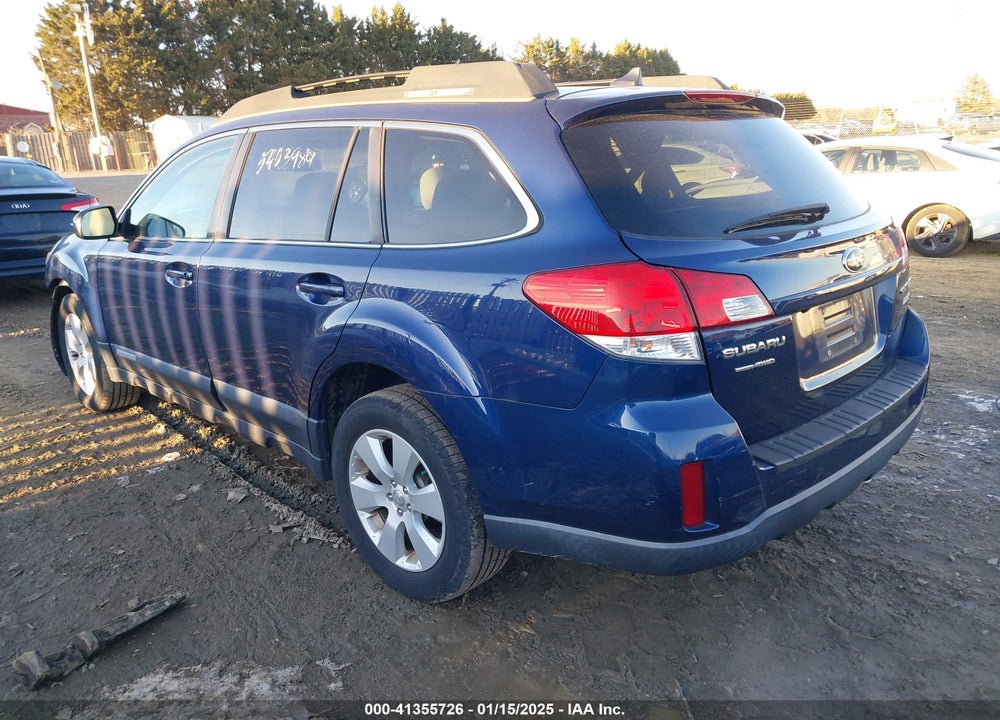 2011 SUBARU OUTBACK 2.5I PREMIUM VIN: 4S4BRBHC8B3398841