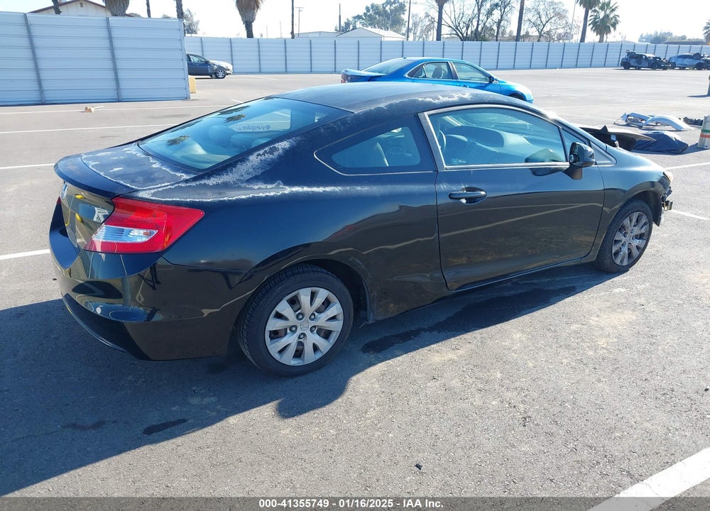 2012 HONDA CIVIC VIN: 2HGFG3B54CH525032